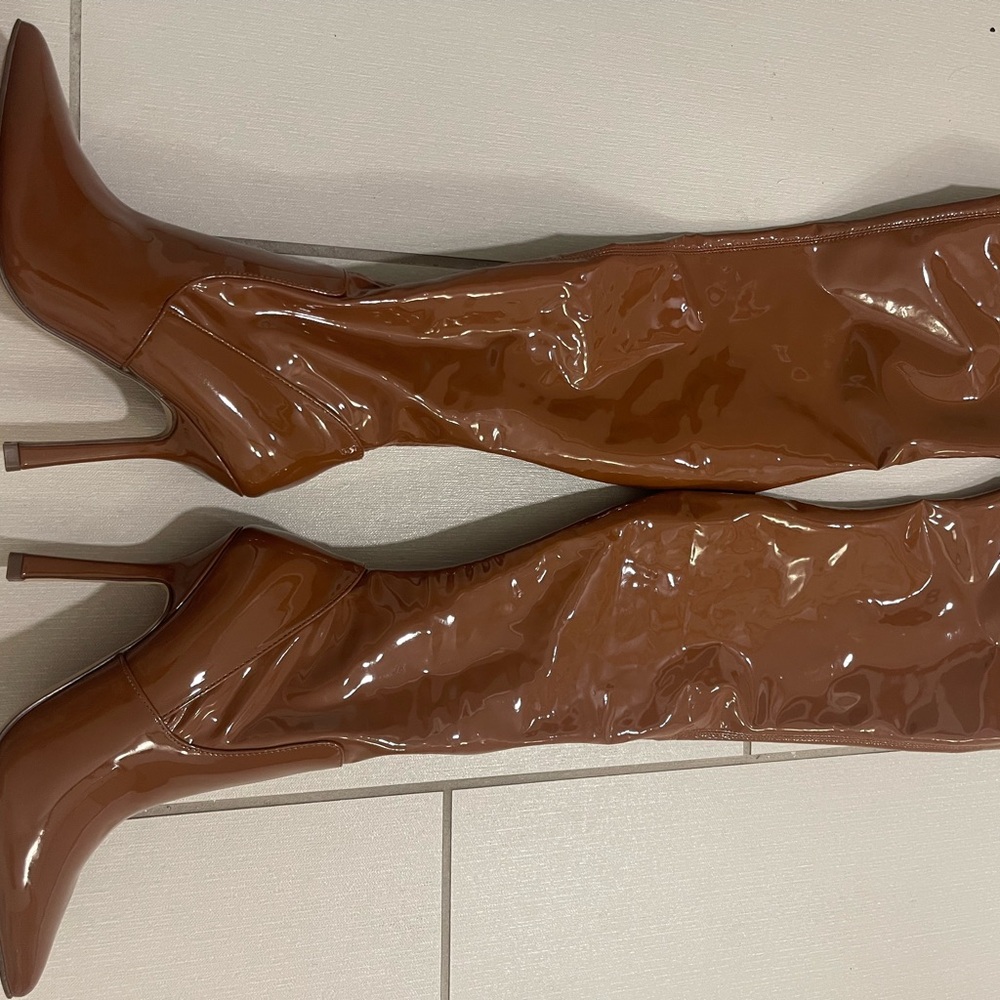 COPY - Steve Madden Tan Knee High Boots